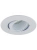 Liteline AT3X01B-WH-WH - 3½″ White Step Baffle Gimbal Trim - For MR16 or HR16